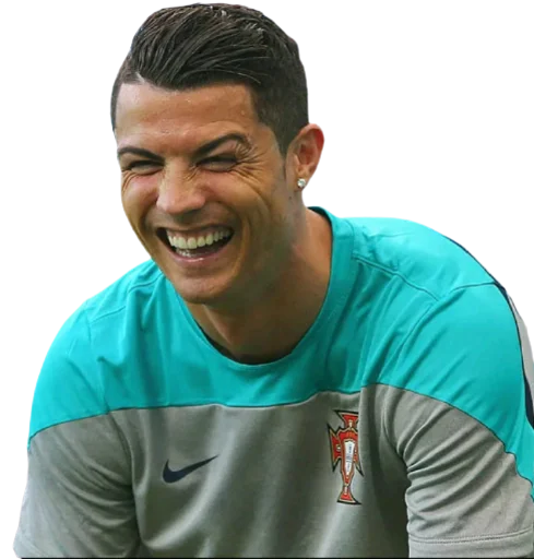Telegram Sticker «Ronaldo» 😆