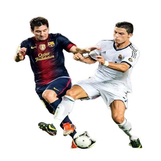 Telegram stiker «Ronaldo and Messi» 😍