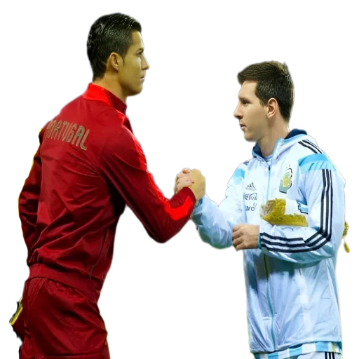 Ronaldo and Messi sticker 👨‍✈️