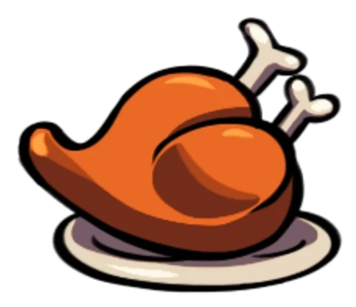 Telegram stiker «Peacock, Skullgirls» 🍗