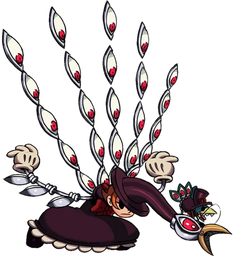 Peacock, Skullgirls sticker 👹