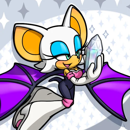 Эмодзи Rouge the Bat | Летучая мышь Руж 😍