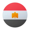 Round Flags emoji 🇪🇬