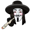 Стикер Vendetta  😏