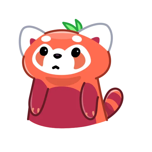 RRRed Panda emoji 😄