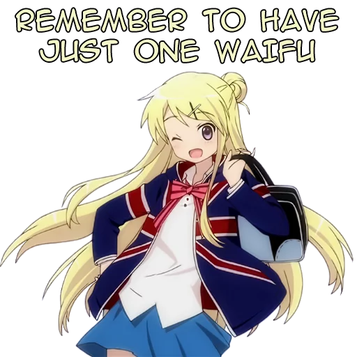 Стикер Telegram «Anime Kawaii Meme» 👰