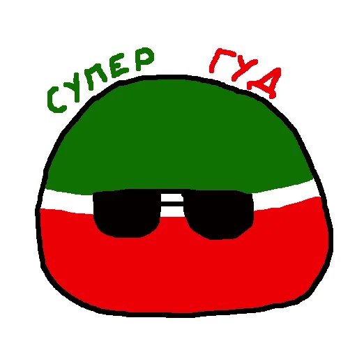Telegram Sticker «Россия в Countryballs» ?