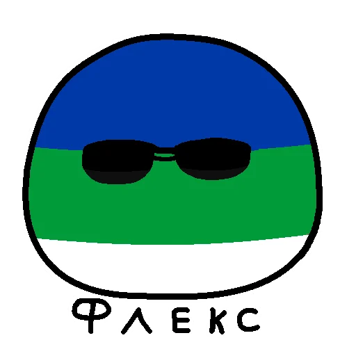 Telegram Sticker «Россия в Countryballs» ?