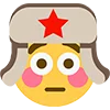 Russian Font emoji 😳