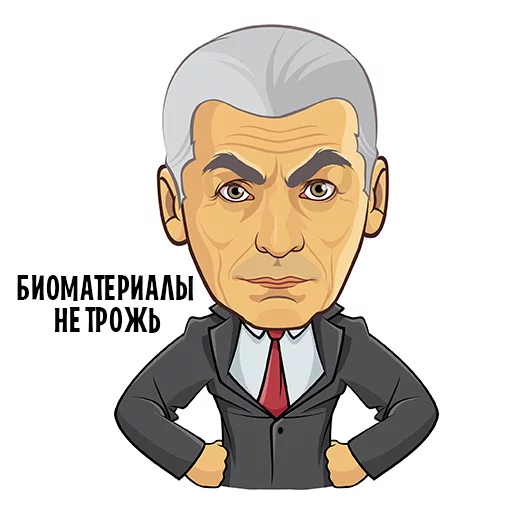 Telegram Sticker «Герои российской политики» 