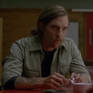 Раст Коул | Rustin Cohle sticker 🔍
