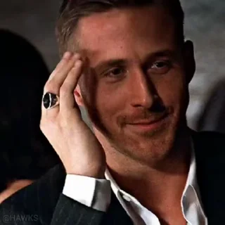 Эмодзи 🎥 Ryan Gosling 😐