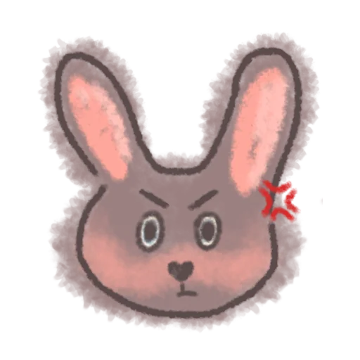 Стікер Telegram «rabbit Alex ˗ˏˋ ♡ ˎˊ˗» 😡