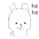 Rabbit emoji 😅