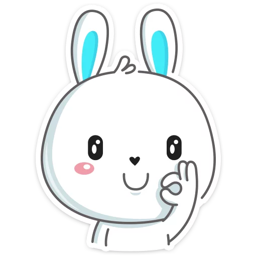 Telegram stiker «Rabbit» 