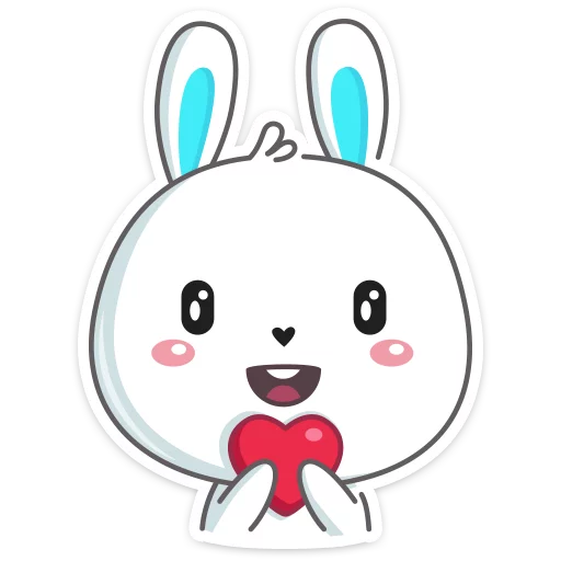 Telegram Sticker «Rabbit» ❤