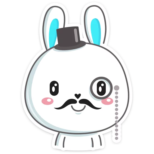 Rabbit emoji 🎩