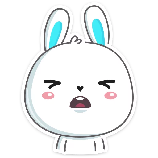 Rabbit emoji 😫