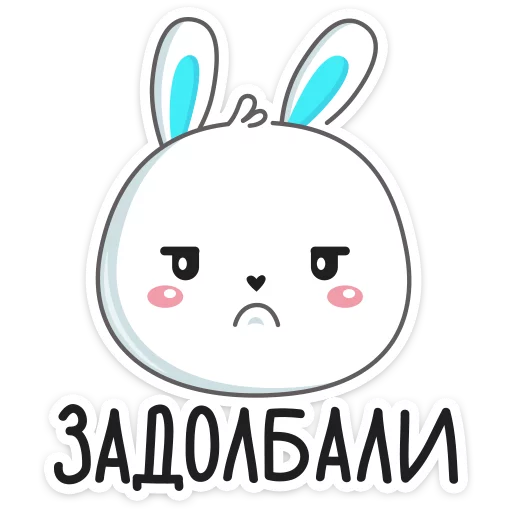 Rabbit emoji 😠