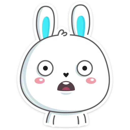 Telegram stiker «Rabbit» 😳