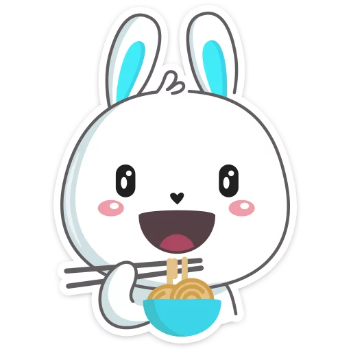 Rabbit emoji 🍝