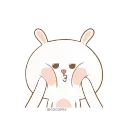 Rabbit Love emoji ☺️