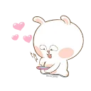 Rabbit Love emoji 💋