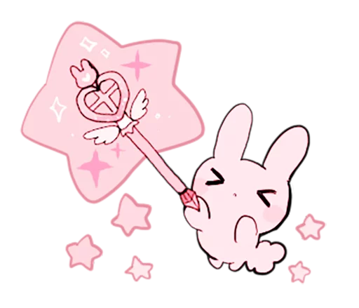 rabbits and girls pink emoji 😣