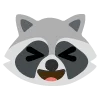 Эмодзи raccoons 😆