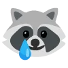 raccoons emoji 🥲