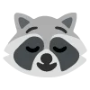 raccoons emoji 😌