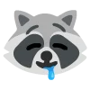 raccoons emoji 🤤
