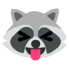 raccoons emoji 😝