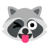 raccoons emoji 😜