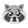 raccoons emoji 🥺