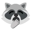 raccoons emoji 🥱