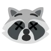 raccoons emoji 😵