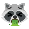 raccoons emoji 🤮