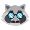 raccoons emoji 🥸