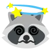 raccoons emoji 💫