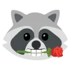 raccoons emoji 🌹