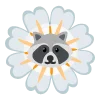 raccoons emoji 🌼