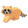 raccoons emoji 🪵