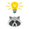 raccoons emoji 💡