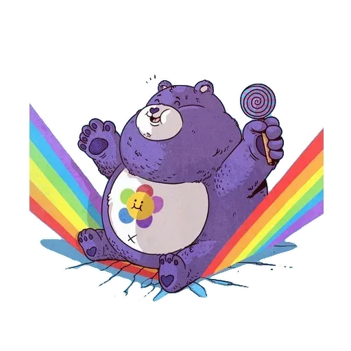 Стікер Telegram «Rainbow Emotions» 🌈