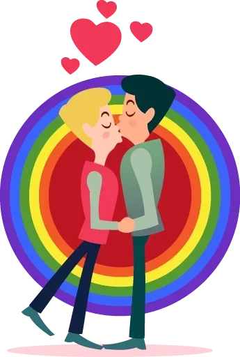 Telegram stiker «Rainbow Emotions» 🌈