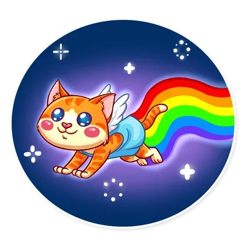 Telegram Sticker «Rainbow Emotions» 🌈