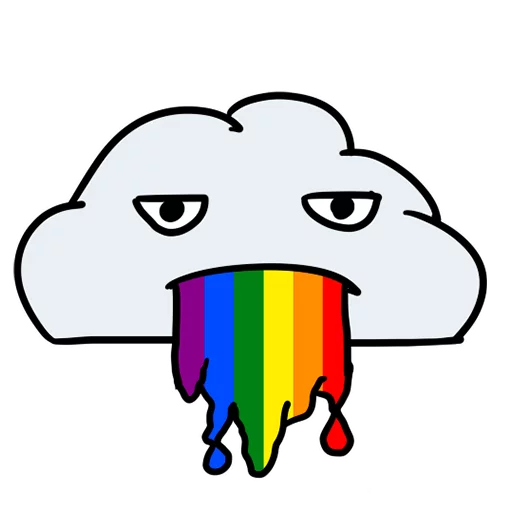 Rainbow Emotions sticker 🌈