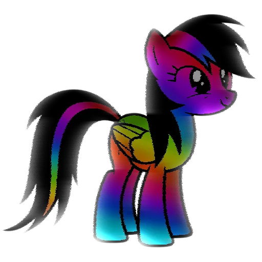 Эмодзи Rainbow Dash 🌈