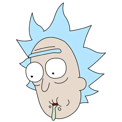 Стикер Telegram «Rick and Morty» 😳